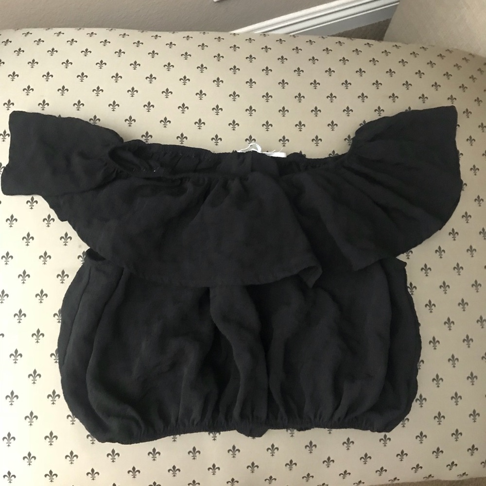 Off the shoulder crop top